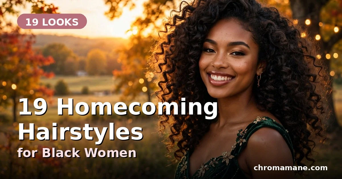 19 Homecoming Hairstyles for Black Women Styling Notes for Every Hair Type