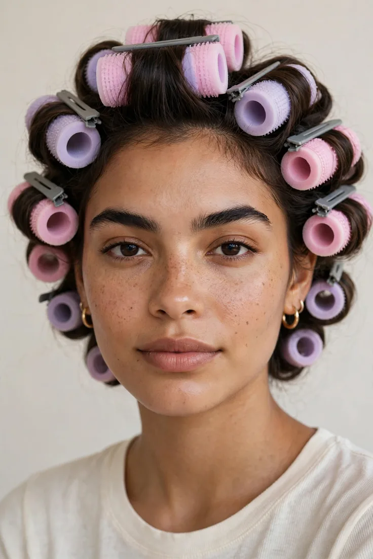 Foam Rollers For Vintage Curls
