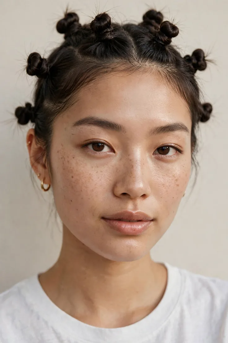 Mini Bantu Knots