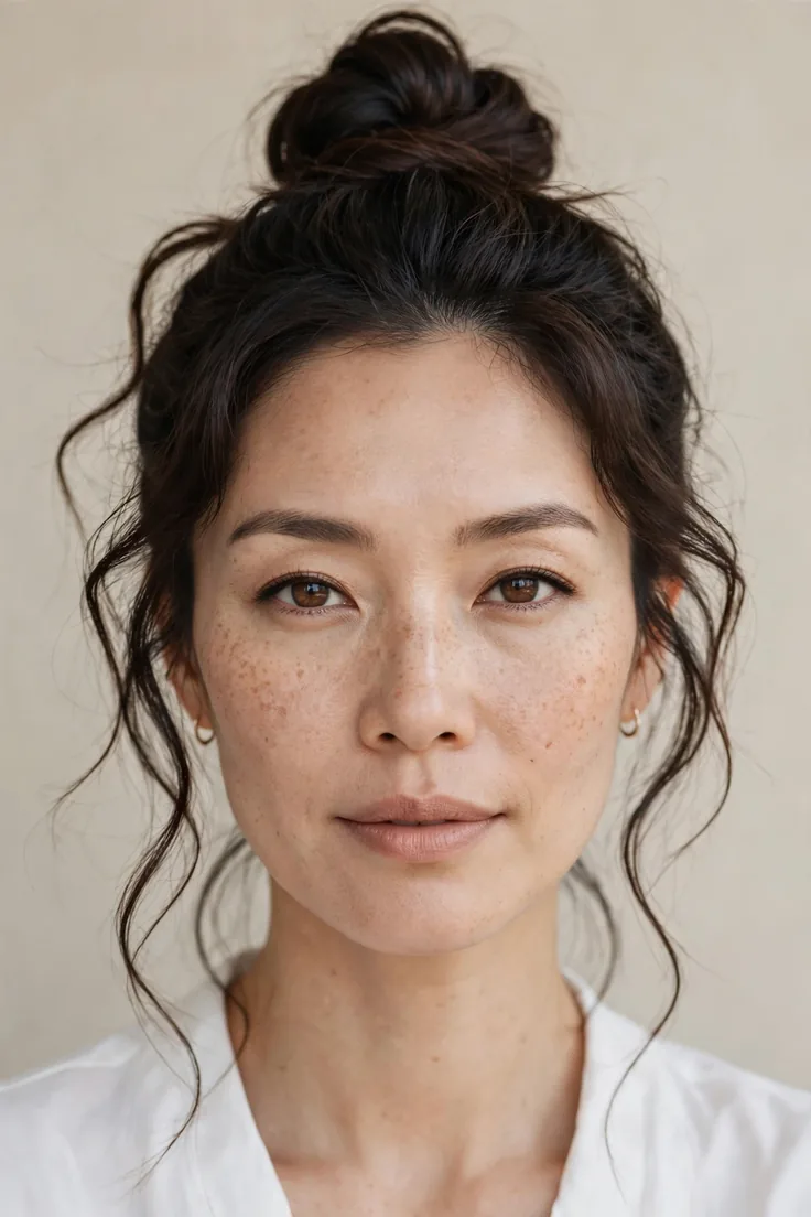 High Twist Bun For Loose Waves
