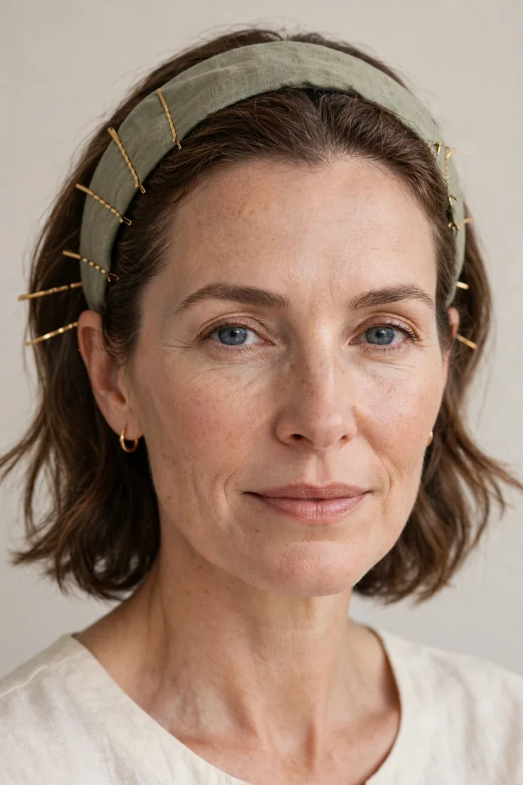 Headband And Pin Secure Method