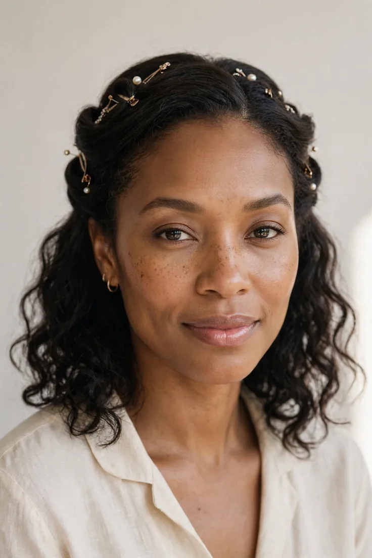 Wedding Guest Hairstyles Medium Hair The Pinned Back Crown