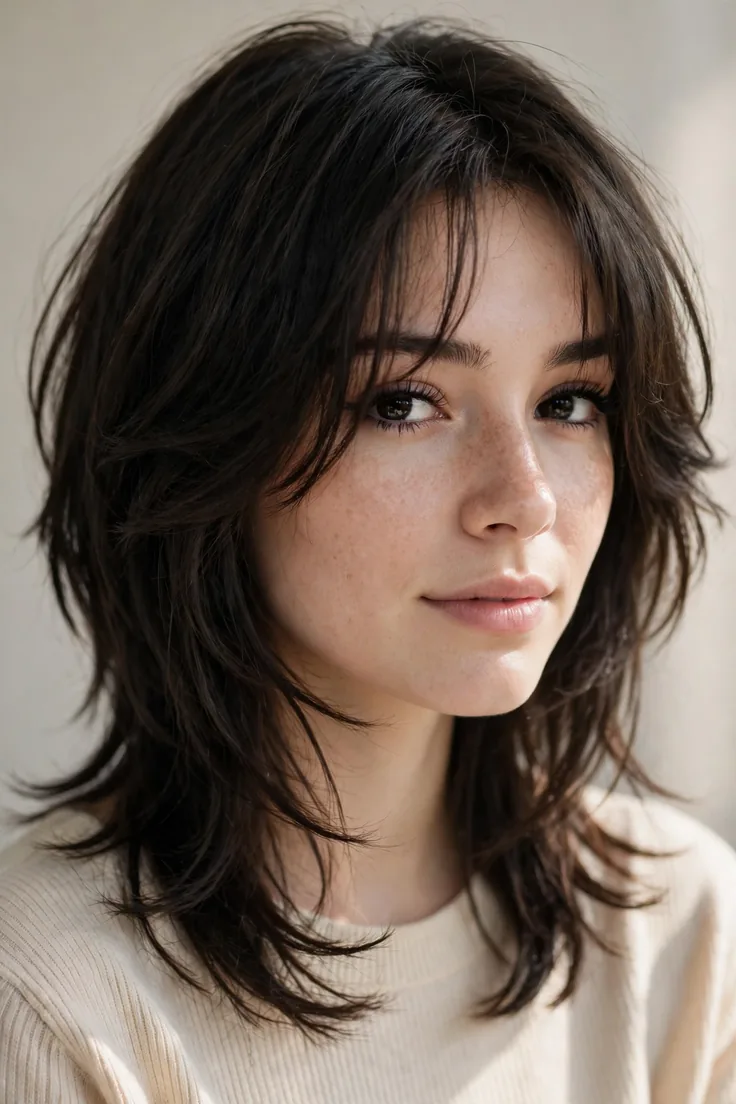 Asymmetrical Lob With Curtain Layers