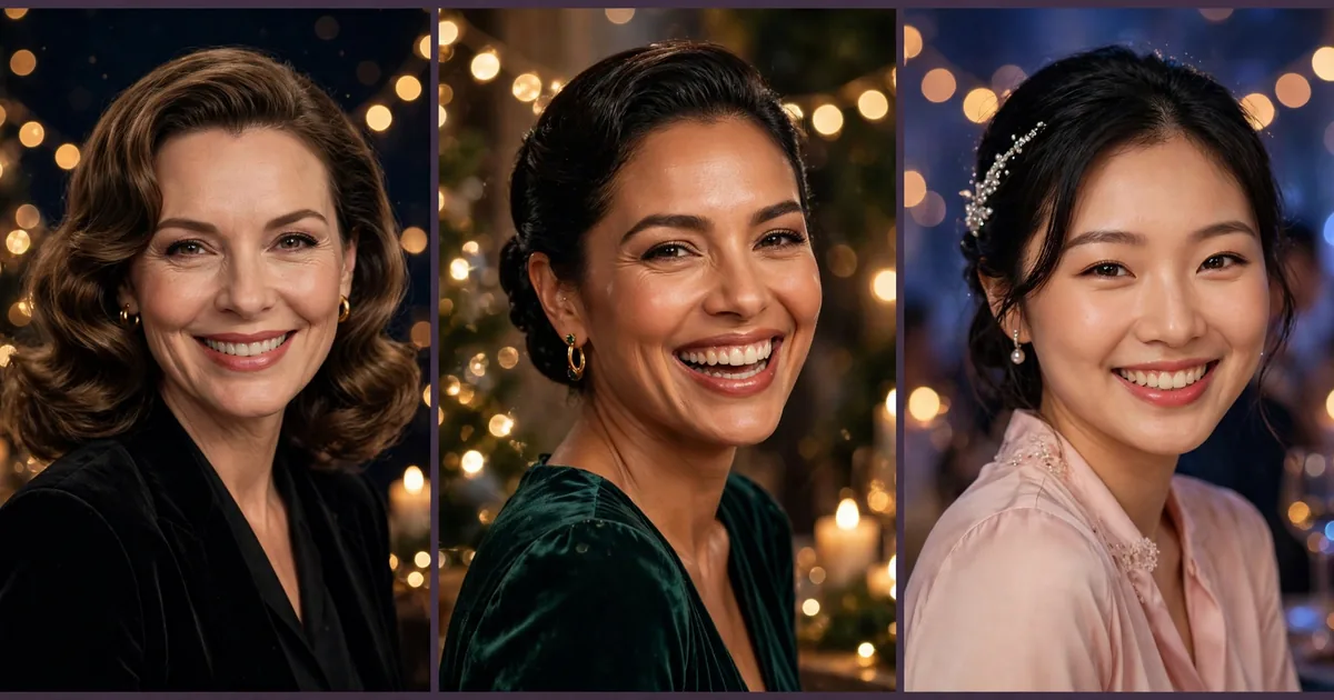 17 Holiday Party Hairstyles for Medium Hair You Can Do at Home