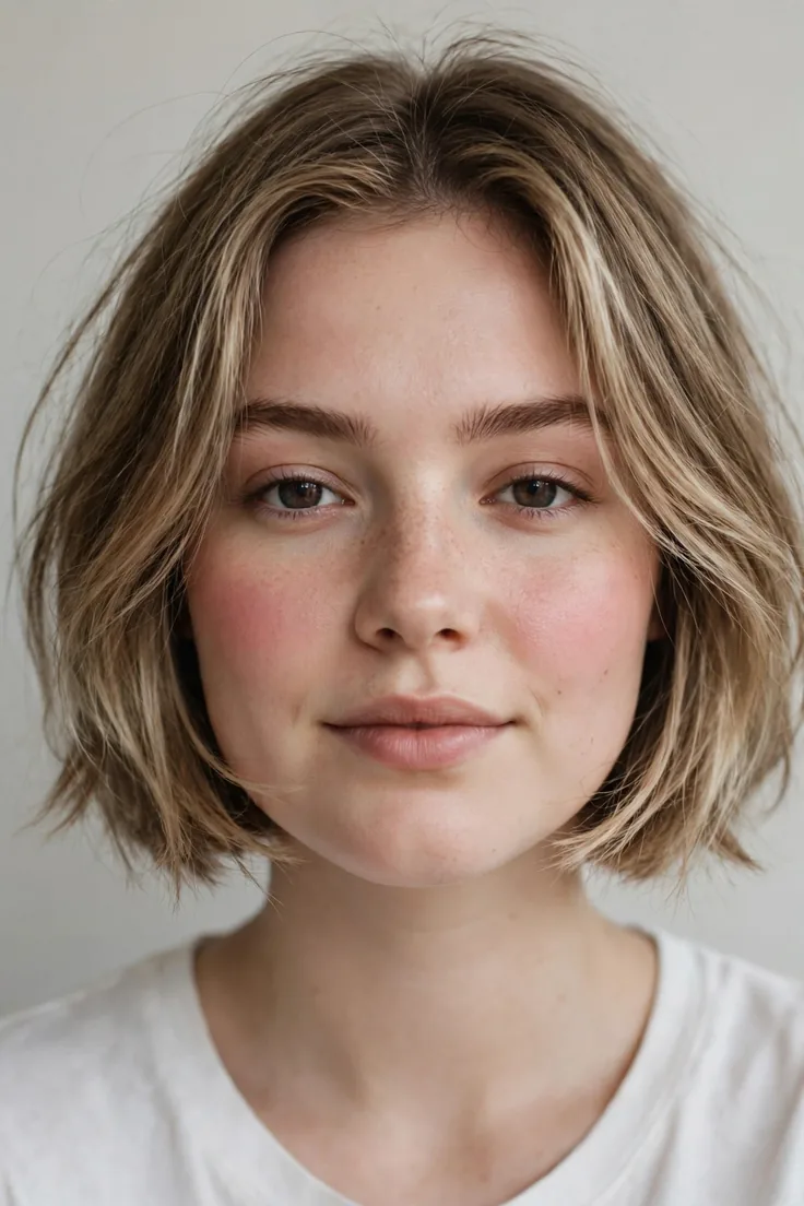 French Bob With Wispy Ends