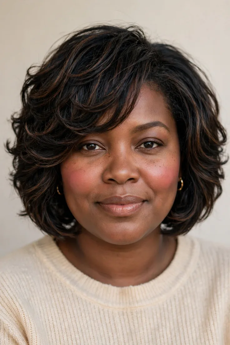 Layered Bob With Internal Texture