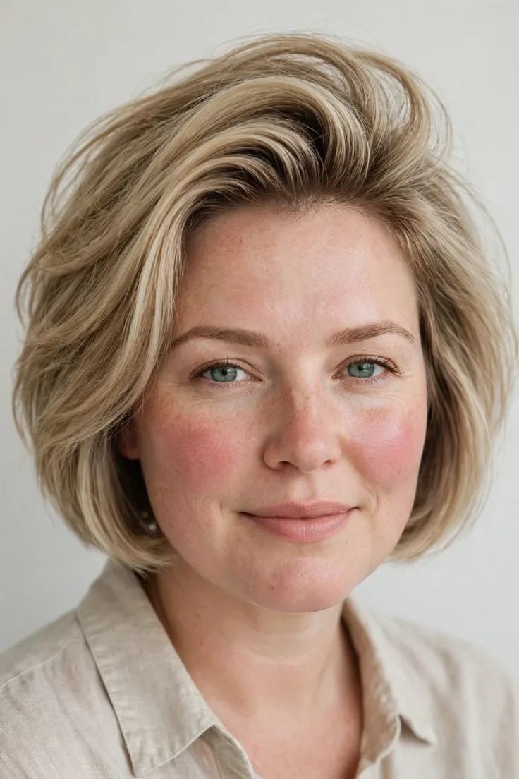 Root Lift Styling For Bob Haircuts For Fine Hair Over 50
