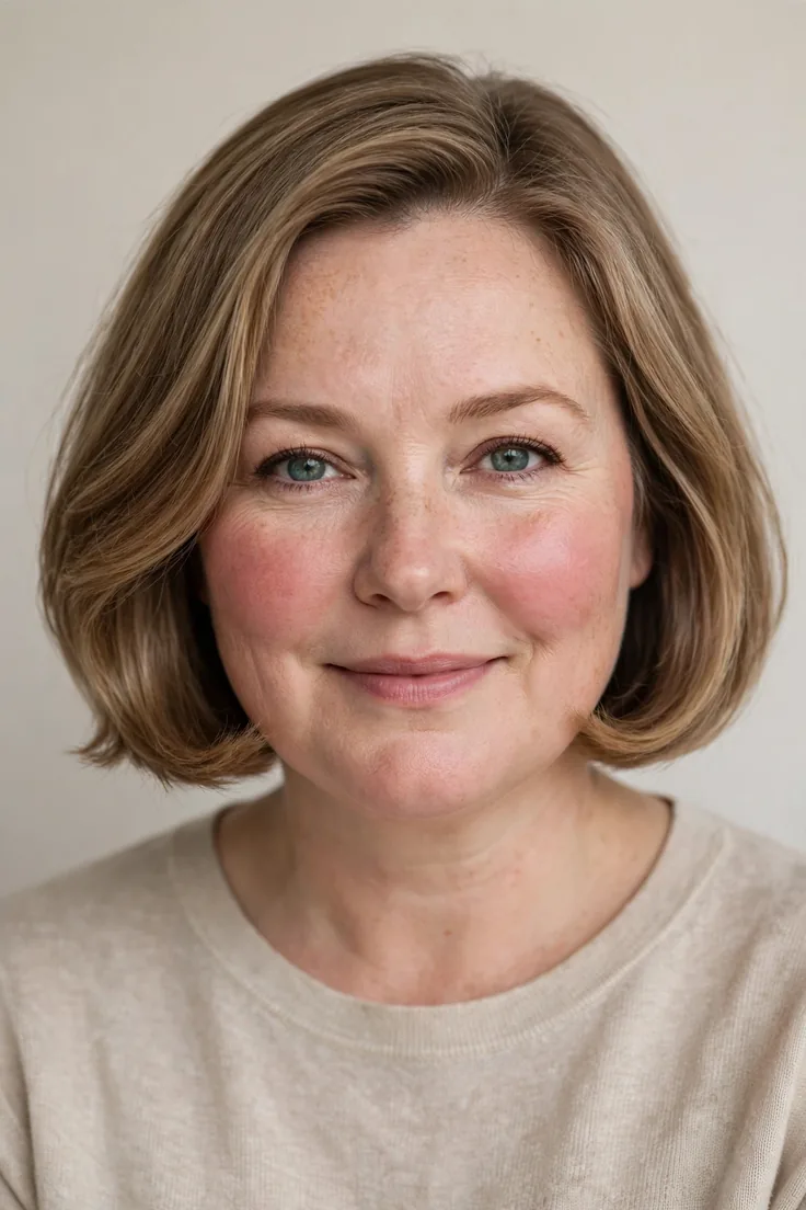 Jaw Length Bob With Flipped Ends