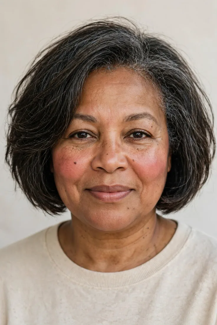 Low Maintenance Grow Out Bob In Bob Haircuts For Fine Hair Over 50
