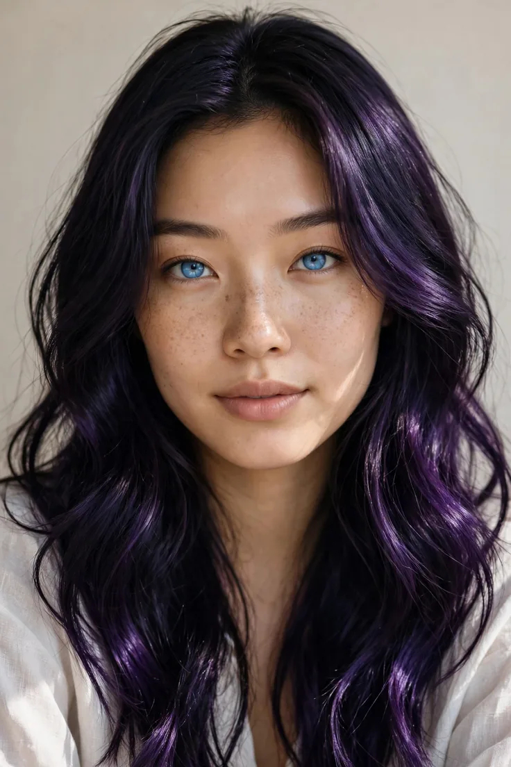 Plum Black With Violet Sheen