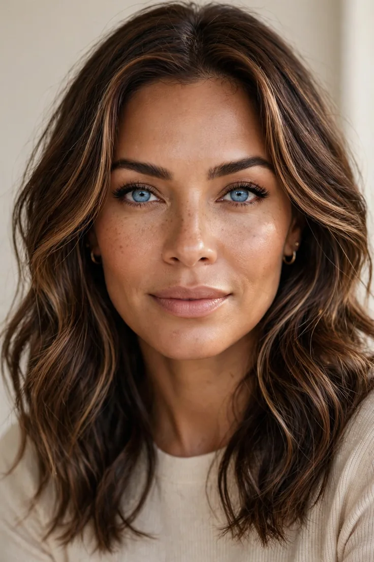 Rich Chocolate With Caramel Face Frame