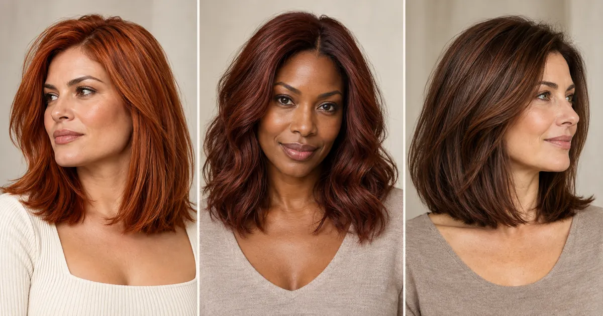 21 Fall Red Hair Ideas: Compare Copper, Auburn and Chestnut