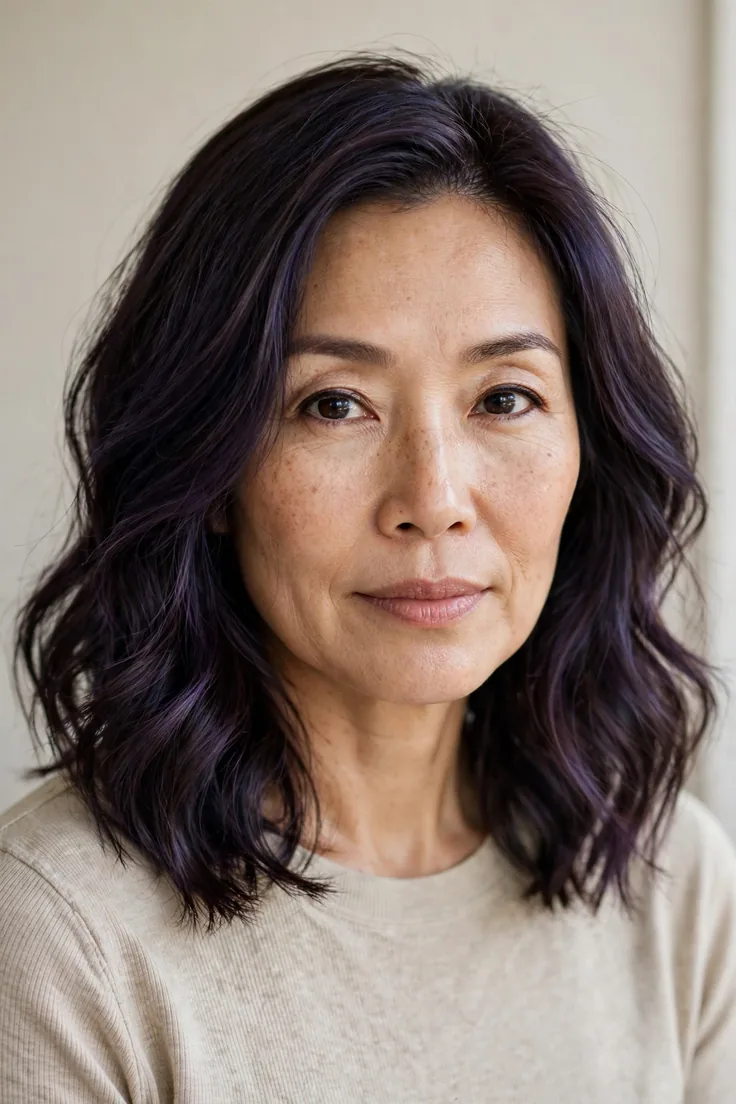 Midnight Brown With Violet Undertones